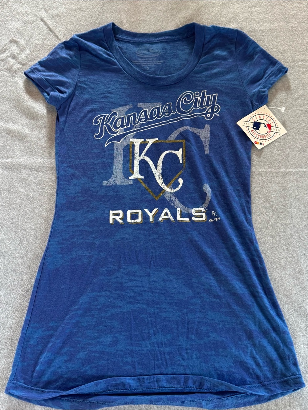 Majestic Kids' Kansas City Royals Blue Short-Sleeve Tee
